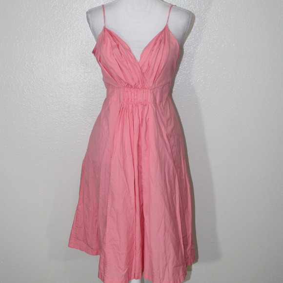 Gap Pleated Surplice Fit & Flare Belted Dress - Picture 2 of 6